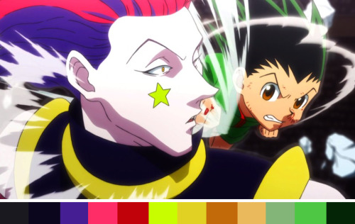 studiocartoon:Gon vs. Hisoka - Hunter x Hunter- I’m looking forward to make a palette of your 