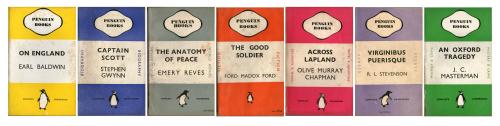 michaelmoonsbookshop:Colourful vintage Penguin paperbacks