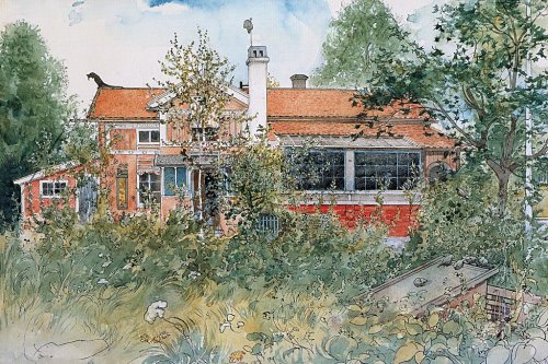 The Cottage, 1895, Carl LarssonMedium: watercolor,paper