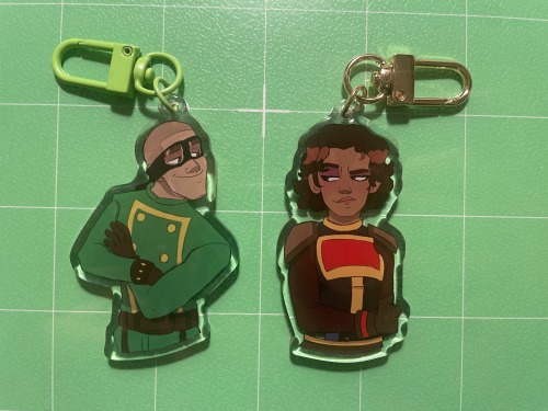 THEYRE HERE!! Go Get Your Very Own Minecraft Story Mode Charms And Stickers!! Very Soon Ill Be Releasing