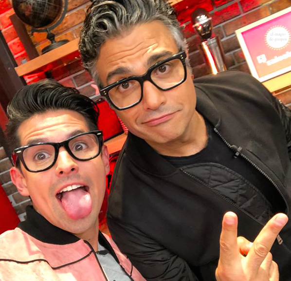 Quique Galdeano y Jaime Camil