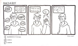 buildaboycomics:  Self-doubt is kind of a