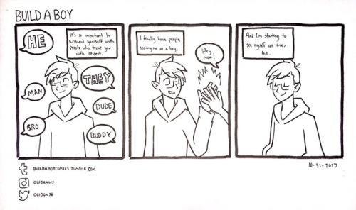 buildaboycomics:  Self-doubt is kind of a recurring theme in my life. Thank you guys so much for helping me feel like myself <3  Inktober is officially over y'all! I’ll make a post with all of my thoughts and such later. For now, I’m finally gonna