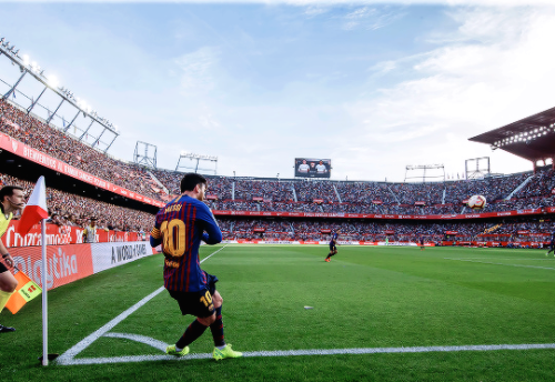 teammessi:Lionel Messi of FC Barcelona during the La Liga Santander match between Sevilla v FC Barce