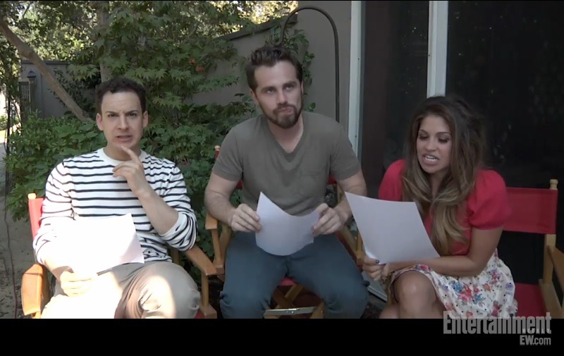 Want to watch Ben Savage, Rider Strong, and Danielle Fishel crack up while re-enacting lines from Boy Meets World on the set of their Reunions Issue photoshoot?
Of course you do!