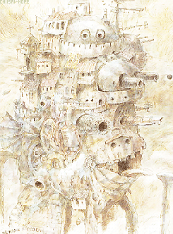 chiisai-hope:howl’s moving castle + concept art