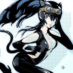 brinkofmemories:  Naoto Shirogane in Kat’s Spy outfit from Gravity Rush! As requested for by the poll on my Twitter!