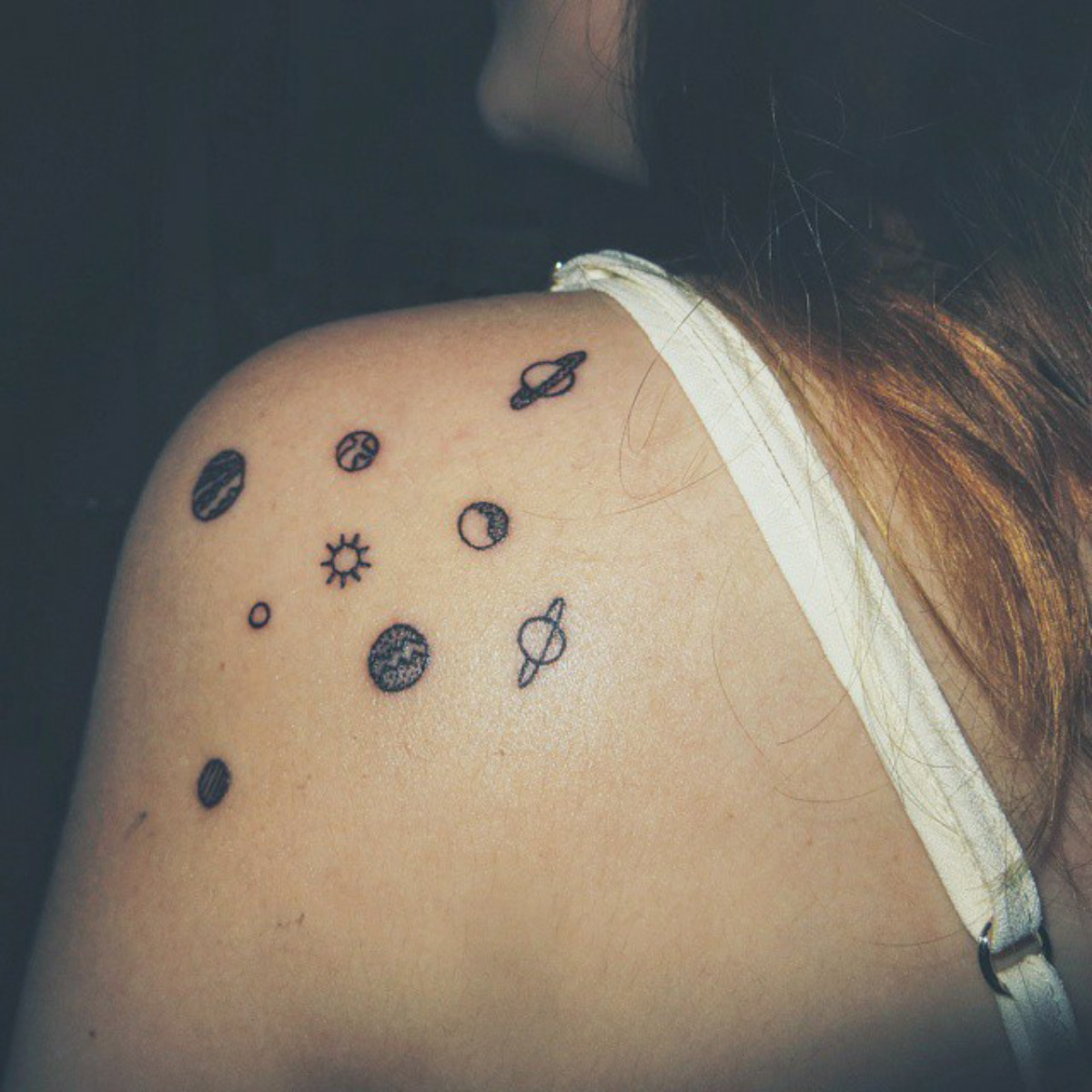cutelittletattoos:
“ Little shoulder tattoo of a small galaxy on Sophia.
”