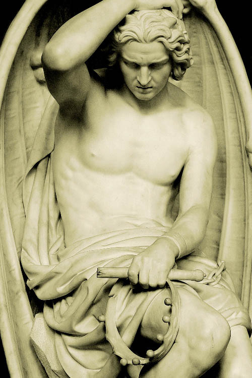 zitahawthorne:aliceredalice:Le genie du mal by Guillaume Geefs (The Lucifer of Liege)The more I look