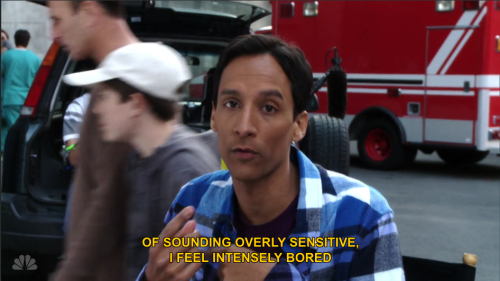 Me too, Abed