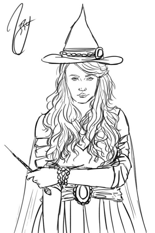 Art WIP: Lily Evans