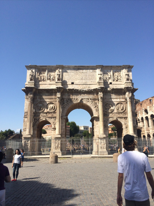 Photo of the Arch of Constantine I snapped while in Rome this summer!
