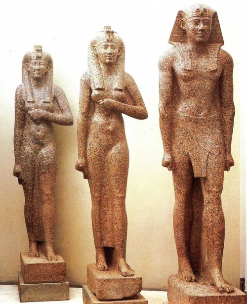 Ptolemaic SculpturesStatues of Ptolemy II Philadelphus, his sister-wife Arsinoe II, and his sister P