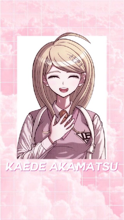 desbeary:  kaede akamatsu pink wallpapers!free for use! credit is appreciated but not necessary ^^