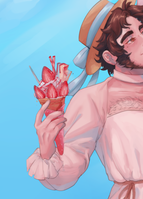 this took me !!! so long to finish!!!! but i did it!!!!!!! A soft SigIta date with tasty crepes // D