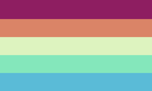 kenochoric:I wanted to try and make some m-spec lesbian flags, so this is my attempt at it! The gene