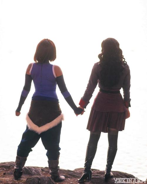 elizabethrage:  Love is love is love is love is love.  ❤️ #korrasami #otp #love #spiritworld #legend