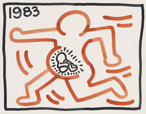 mauveflwrs:Keith Haring Untitled 1983