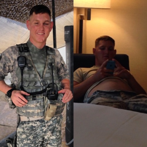 fattdudess:Too fat to fight? Here’s a collection of military men packing on the pounds….