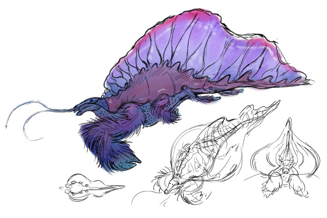 drew this while watching Terryl Whitlatch and Michael Habib’s talk about how to design creatures in extreme environments. The...