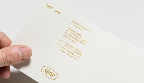 Socio DesignNew identity design for Soap, a new digital and mobile development agency based in Londo