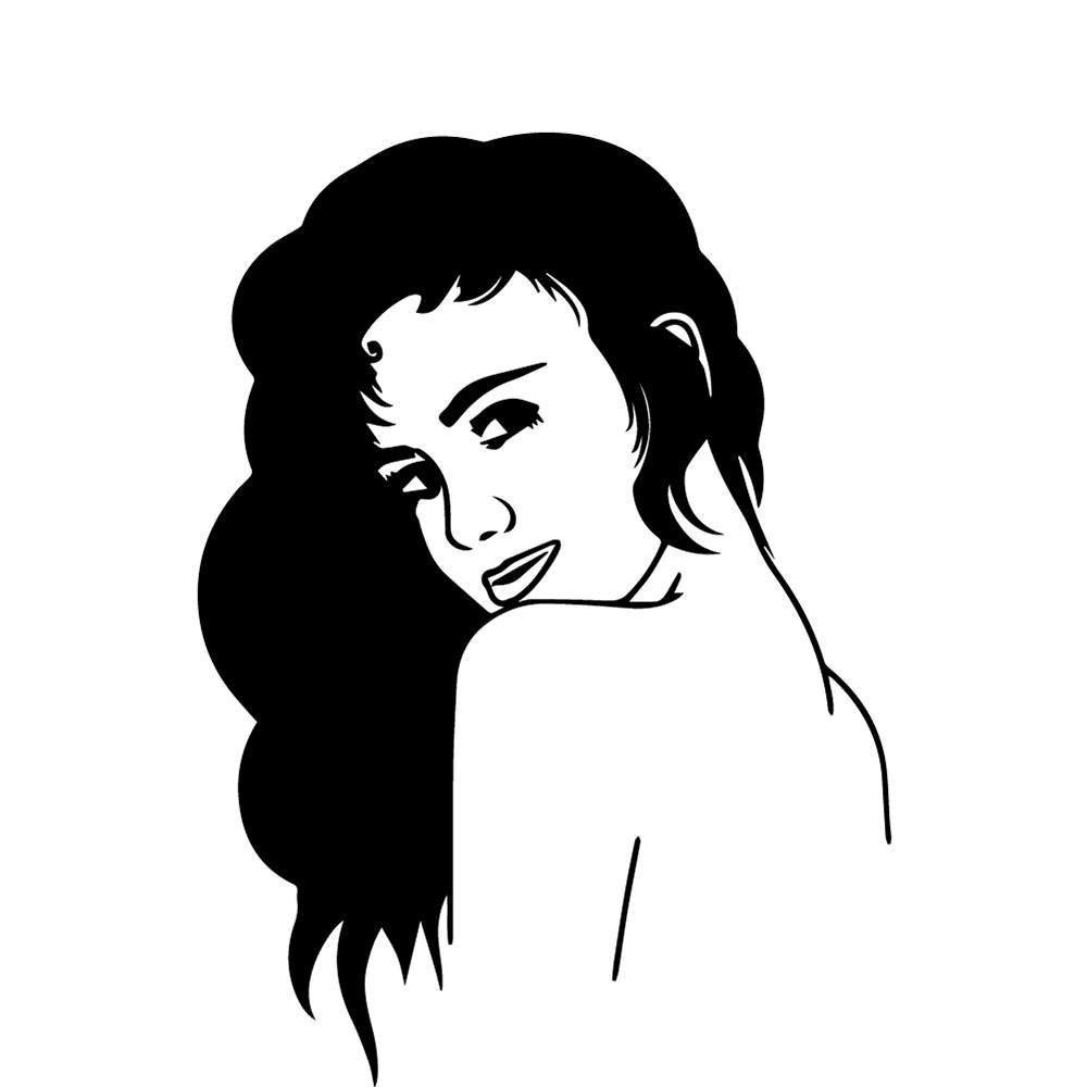 cute pretty cowgirl in vector art girls fashion