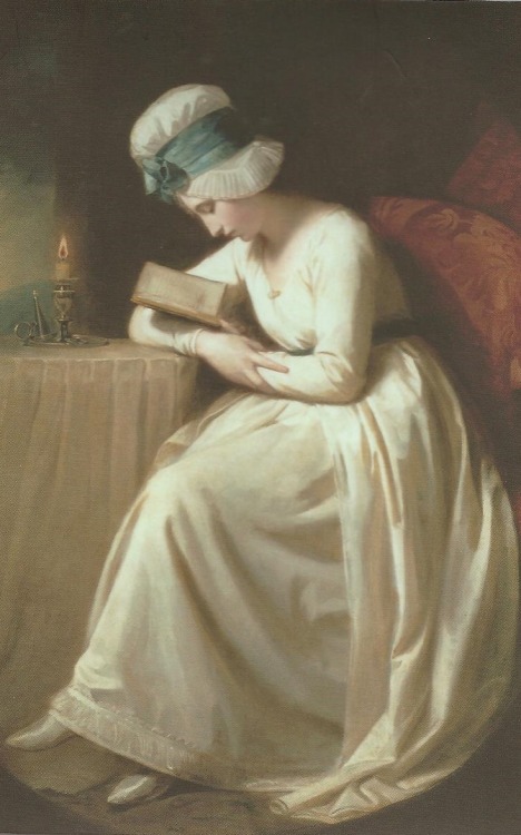 Serena Reading (c.1780-1785). George Romney (English, 1734-1802). Oil on canvas. Harris Museum &