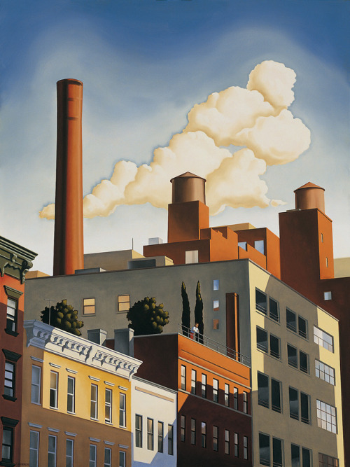 Kenton Nelson, The Grand Metropolis, oil on panel