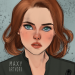 maxyartwork:film study! movie: the avengers character: black widow drawing process time: 1h43m app: procreate 