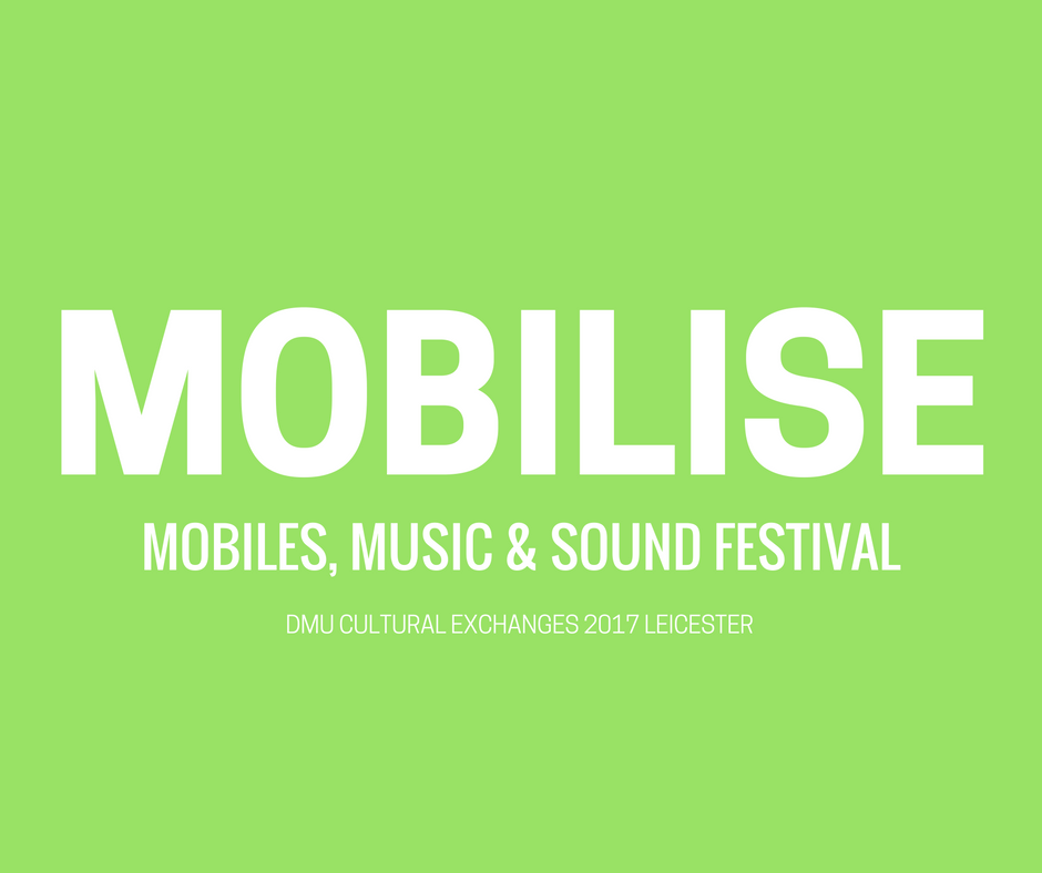 The world’s mobile music masters are coming to @dmuleicester 01.03.17. Introduction by Jakob Haq @Foonastudio5
Stay tuned… @Ircam @MobileAudioFest @NinjaJamm @FraukeBehrendt @elenabiserna