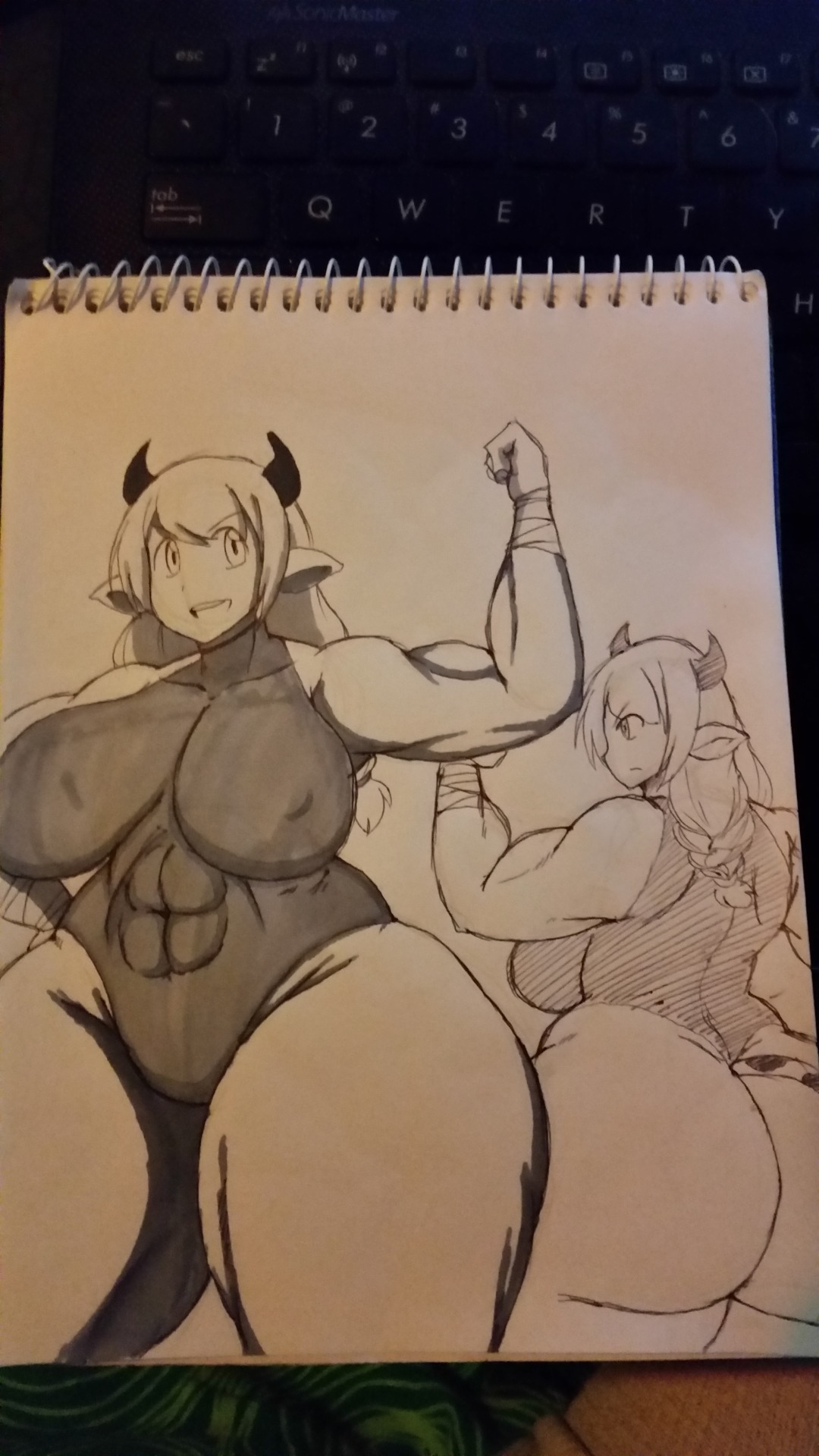 overlordzeon:  Today, I drew some doodles on paper because I haven’t touched the