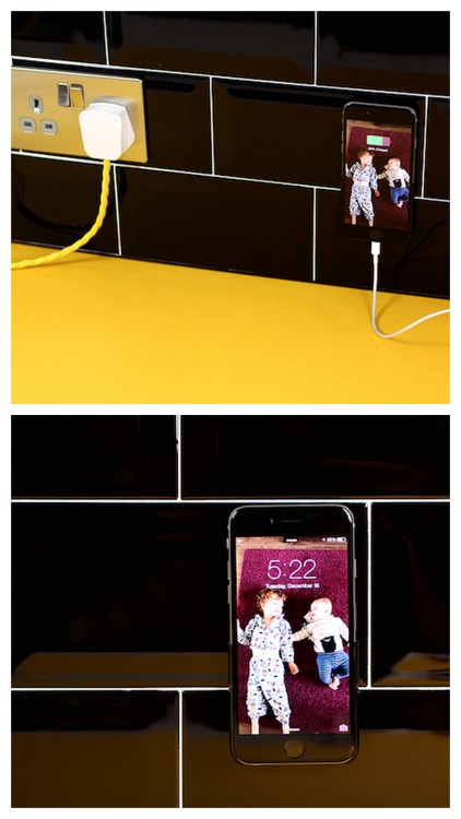 DIY Sugru Wall Mount Phone Hack from Sugru.Make as many DIY Sugru Wall Mount Phones as you want with