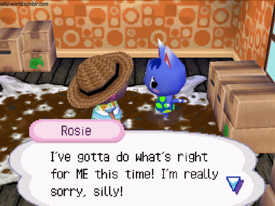 wild-world:

…don’t go… #Animal Crossing#Molly#Rosie