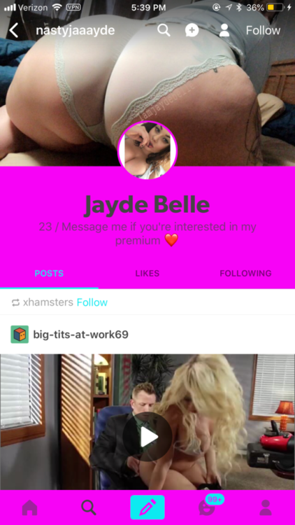 This is not me!! Iamjaydebelle is my only Tumblr ! And the only way to get my premium is https://sna