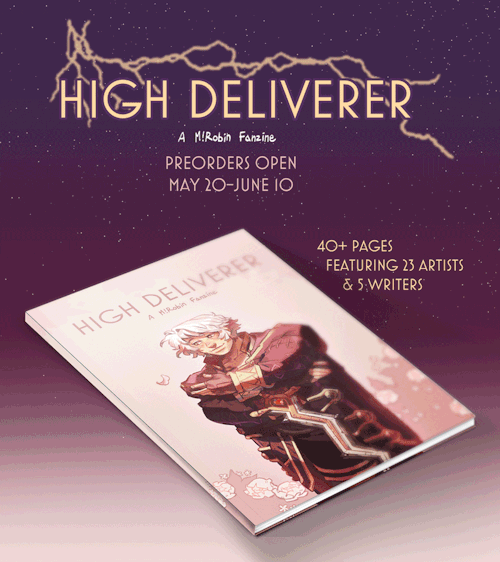 mrobinzine: pre-orders for HIGH DELIVERER, a m!robin fanzine are still open until june 10th! HIGH DE