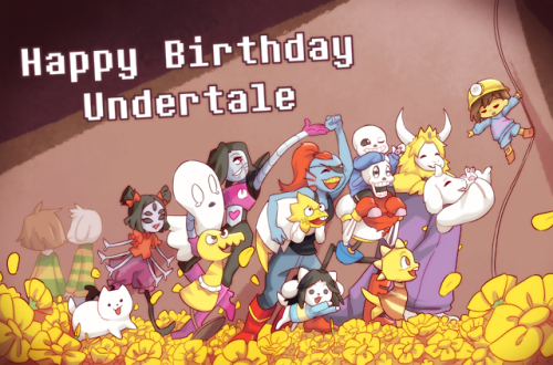 raburine:Happy 4th Birthday Undertale!     Thank you for everything     Commission Info!