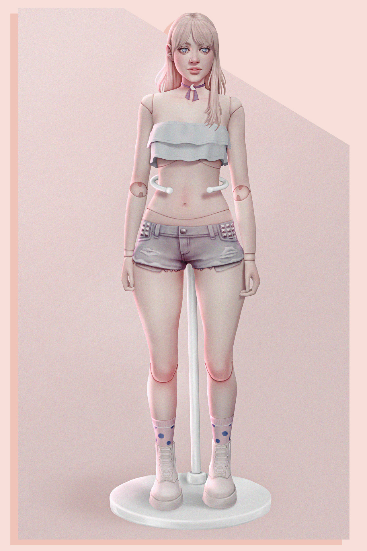 Sims 4 ball jointed doll skin - eromd