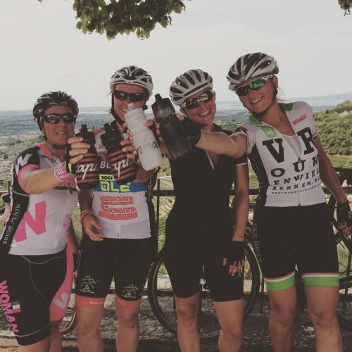 elenamartinello: @rapha #womens100 made it!!! Good job #girls!!! 100km done in a such an #amazing #l