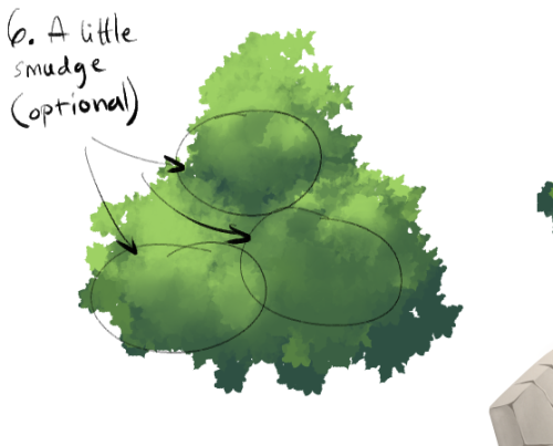 gorillaprutt: fast little tree/bush tutorial thing!