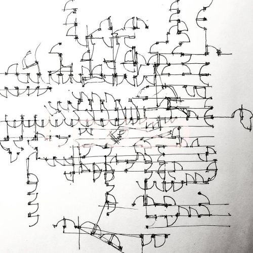 Door Plan #architecturaldrawing #balletart #conceptualdesign #floorplan #inkdrawing #blackandwhitear