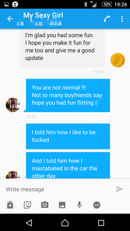 So this guy Mark is a  is rep that visits her work place. A little while ago there was some che