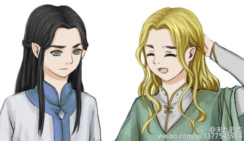 myrkvidrs:Glorfindel & Ecthelion by MJ末九