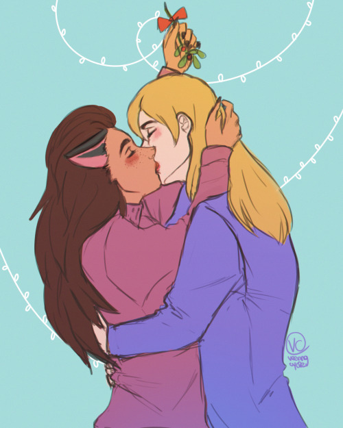 Kiss under the Mistletoe 