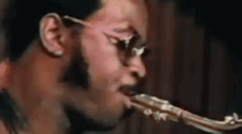 Ron McNair Playing His Saxophone, Circa 1980. Ron Was A Talented Jazz Musician And The First Astronaut