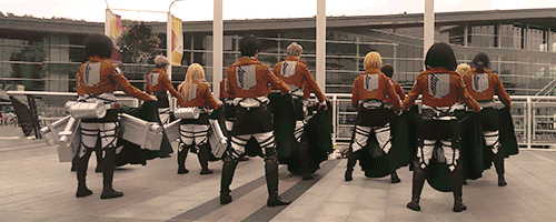 Just cool!!!!!!
Attack on Titan cosplay team!!