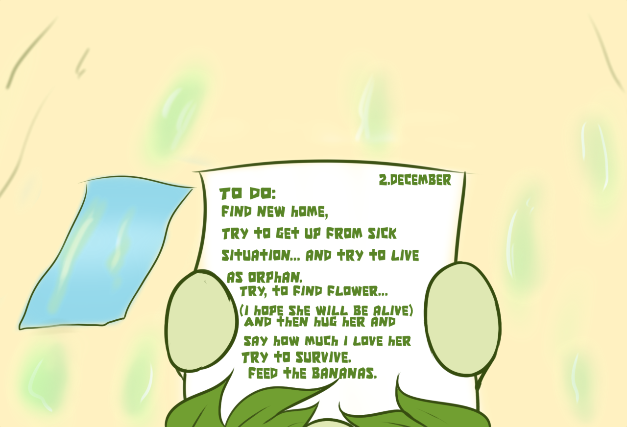askflowertheplantponi:  Flower: Well.. i should go look, if mom woke up from the