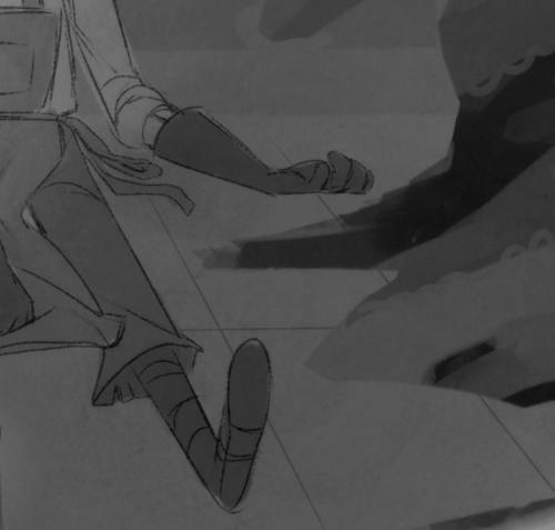 lunarcrown: “Wiped out?” “Who me? No, just fainted- or! I mean! FINISHED! Fin