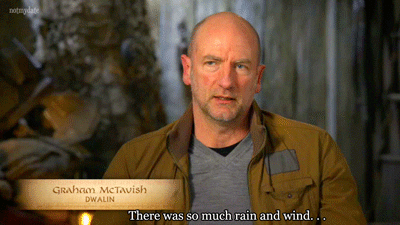 notmydate:  Graham McTavish and Dean O’Gorman describe filming the Stone Giants