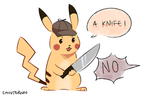 cainternn - pikachu revealing his inner deadpool@kisumikiss...