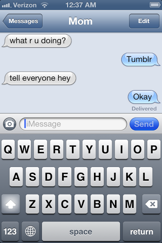 elevensleeps:  elevensleeps:  my mom says hey   